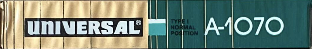 Compact Cassette Universal 70 "A-1070" Type I Normal USA
