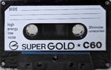 Compact Cassette Super Gold 60 Type I Normal Europe