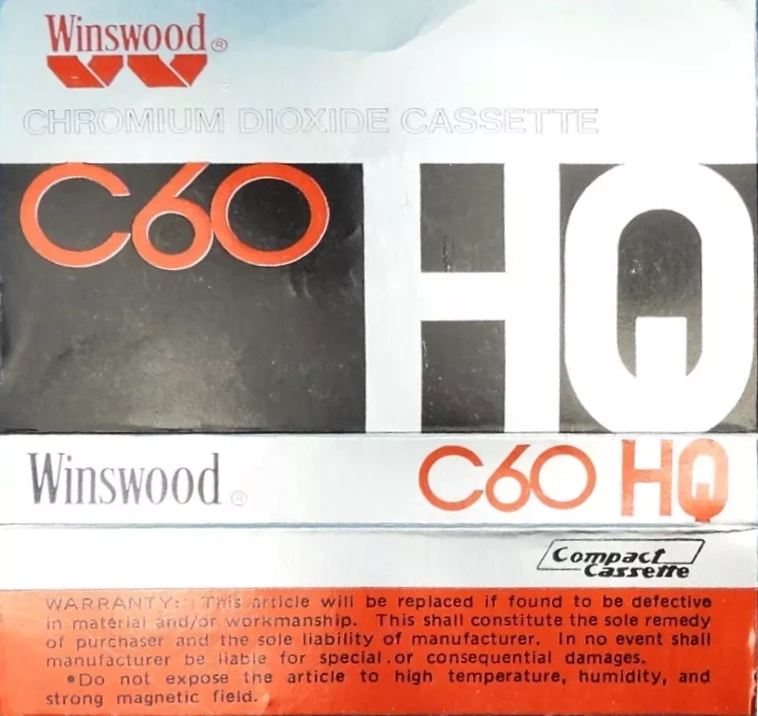 Compact Cassette Winswood HQ 60 Type II Chrome 1978 Japan