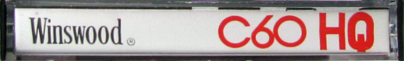 Compact Cassette Winswood HQ 60 Type II Chrome 1978 Japan