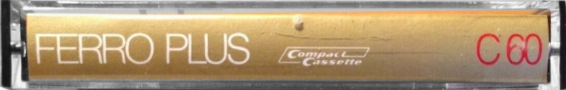 Compact Cassette Permaton Ferro Plus 60 Type I Normal 1978 Europe
