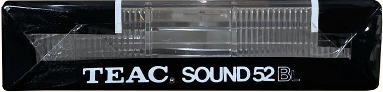 Compact Cassette Teac SOUND 52 "/52BL" Type I Normal 1984 Japan