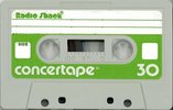 Compact Cassette Radio Shack Concertape 30 Type I Normal USA
