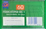 Compact Cassette Euromarche 60 "Ferrosuper" Type I Normal 1990 France