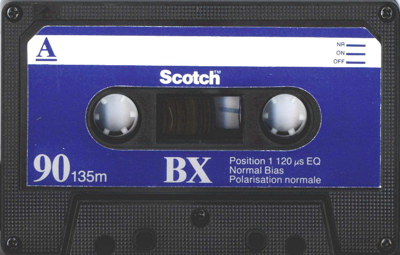 Compact Cassette Scotch BX 90 Type I Normal 1987 Europe