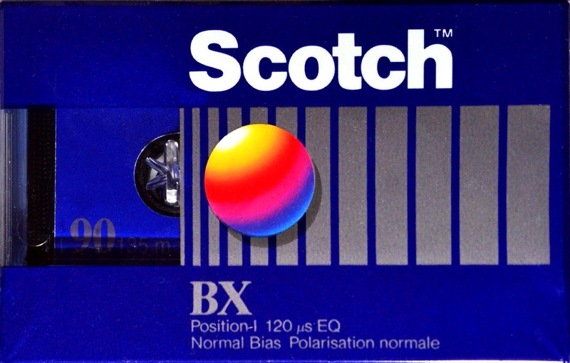 Compact Cassette Scotch BX 90 Type I Normal 1987 Europe