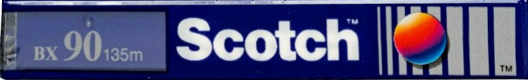 Compact Cassette Scotch BX 90 Type I Normal 1987 Europe