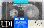 Compact Cassette Maxell UDI / UD1 90 Type I Normal 1988 USA