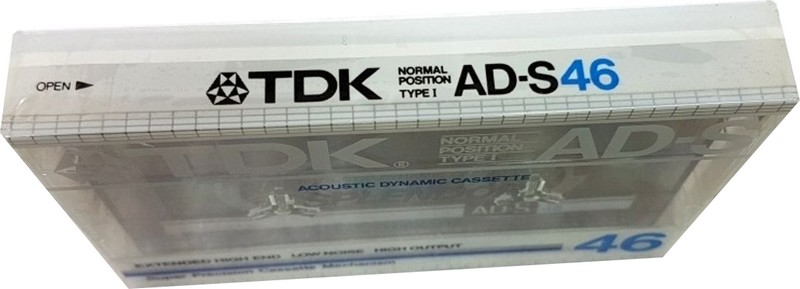 Compact Cassette TDK AD-S 46 Type I Normal 1984 Japan