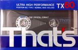 Compact Cassette Thats TX 60 Type I Normal 1987 Europe