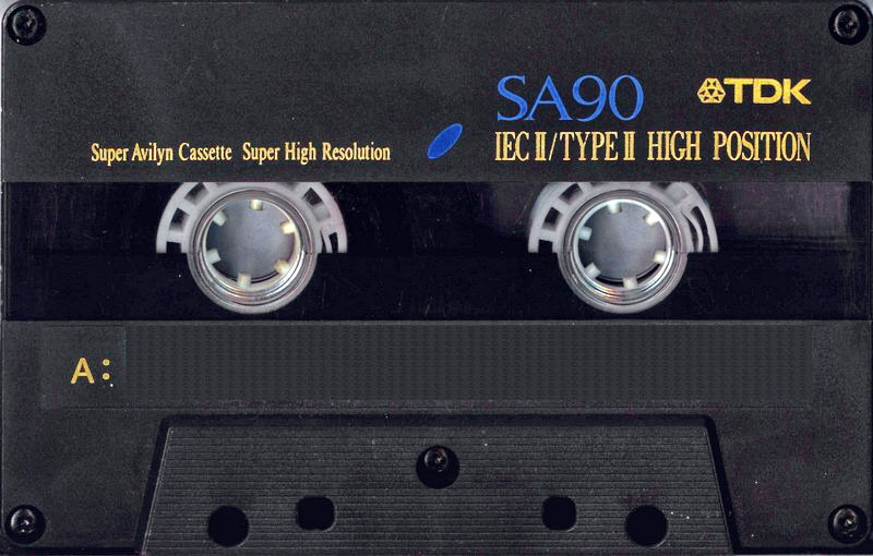 3 pack TDK SA 90 "SA-90ET3" Type II Chrome 1992 Europe