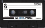 Compact Cassette TDK SA 45 Type II Chrome 1975 Japan