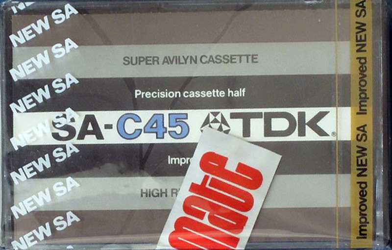Compact Cassette TDK SA 45 Type II Chrome 1975 Japan