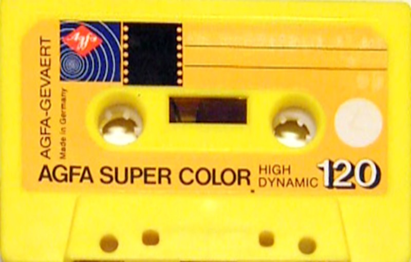 Compact Cassette AGFA SUPER COLOR 120 Type I Normal 1975 Europe