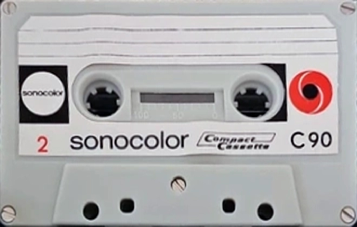 Compact Cassette Sonocolor 90 Type I Normal 1980 Europe