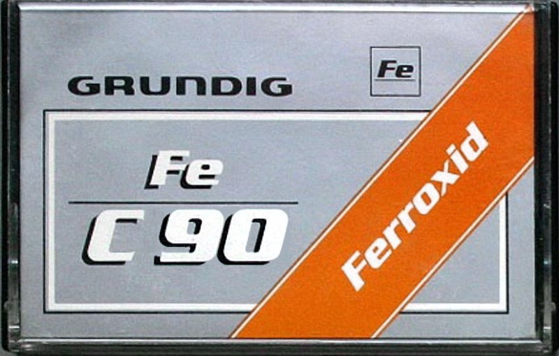 Compact Cassette Grundig 90 "Ferroxid" Type I Normal 1981 Germany