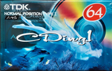 Compact Cassette TDK CDing 1 64 "CD1-64R" Type I Normal 1998 Japan
