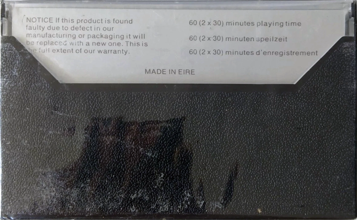 Compact Cassette Contek 60 Type II Chrome Europe