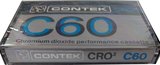 Compact Cassette Contek 60 Type II Chrome Europe