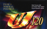Compact Cassette Maxell UJ 120 "UJ-120S" Type I Normal 2000 Japan