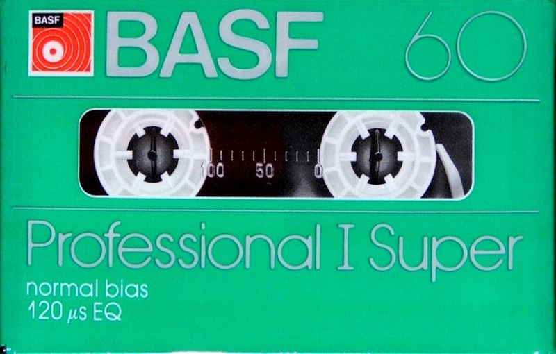 Compact Cassette BASF Professional I Super 90 Type I Normal 1980 USA