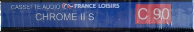 Compact Cassette France Loisirs 90 "CHROME II S" Type II Chrome 1995 France