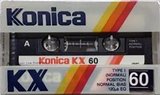 Compact Cassette Konica KX 60 Type I Normal 1987 Europe