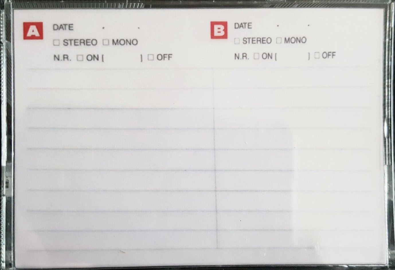 Compact Cassette Konica KX 60 Type I Normal 1987 Europe