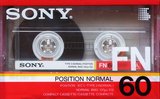 Compact Cassette Sony FN 60 Type I Normal 1986 Europe