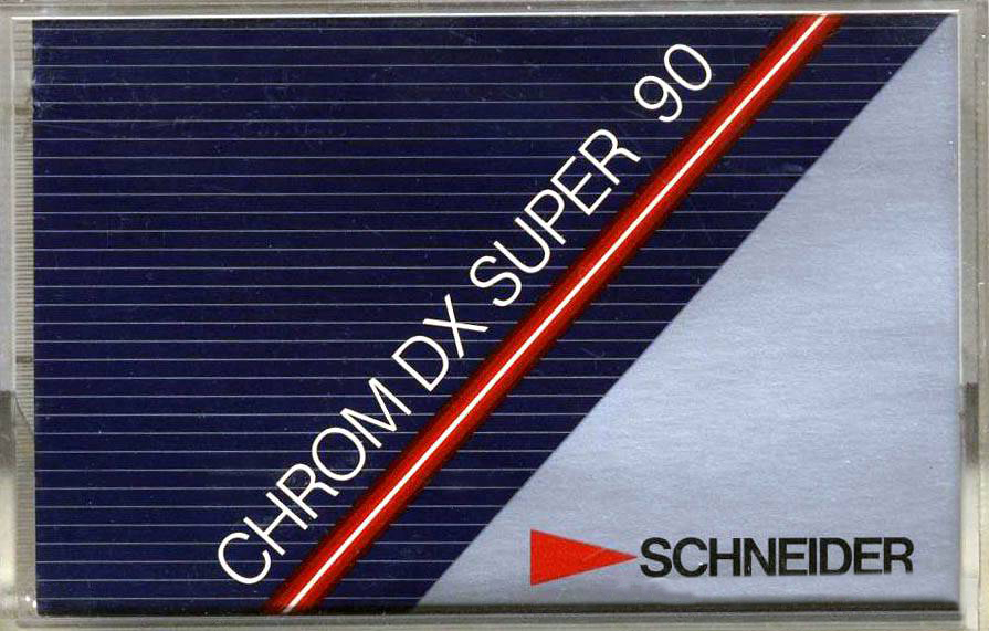 Compact Cassette Schneider Chrom DX Super 90 Type II Chrome 1985 Europe