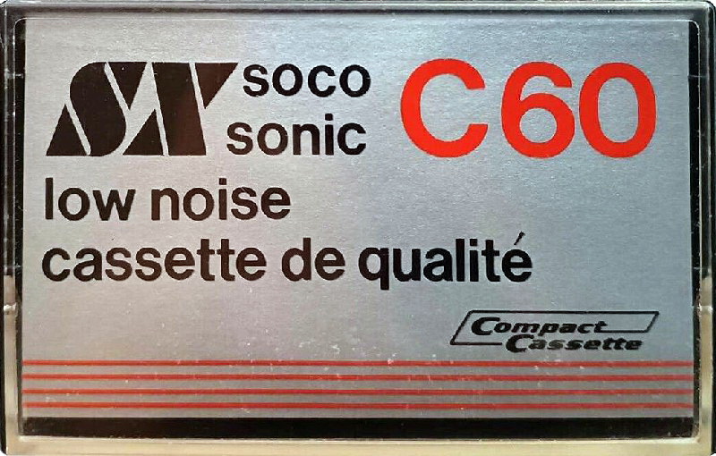 Compact Cassette Soco Sonic 60 "SX" Type I Normal Unknown Country