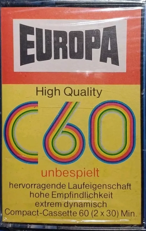 Compact Cassette Europa 60 Type I Normal Germany