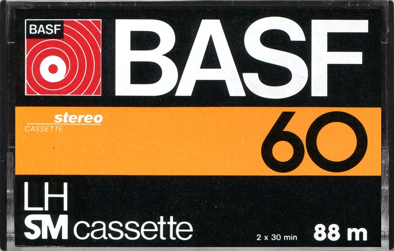 Compact Cassette BASF LH 60 Type I Normal 1978 USA