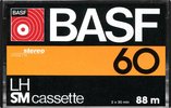 Compact Cassette BASF LH 60 Type I Normal 1978 USA