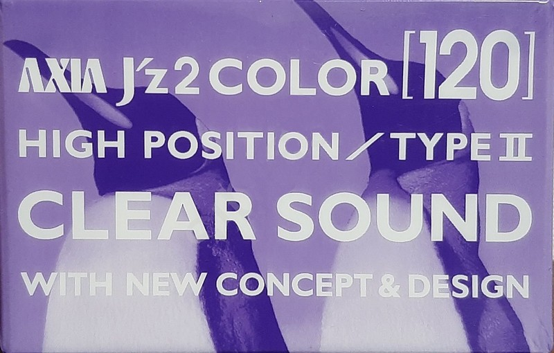 Compact Cassette AXIA J`z 2 Color 120 "JZ2J 120" Type II Chrome 2000 Japan