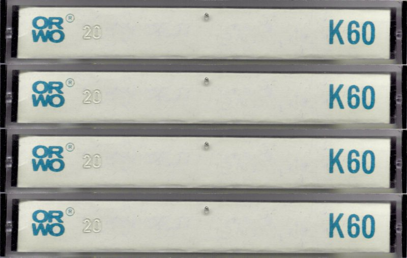 Compact Cassette ORWO 60 Type I Normal 1976 East Germany