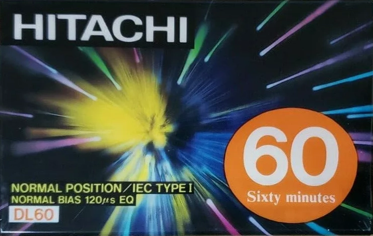 Compact Cassette Hitachi DL 60 Type I Normal 1993 Europe