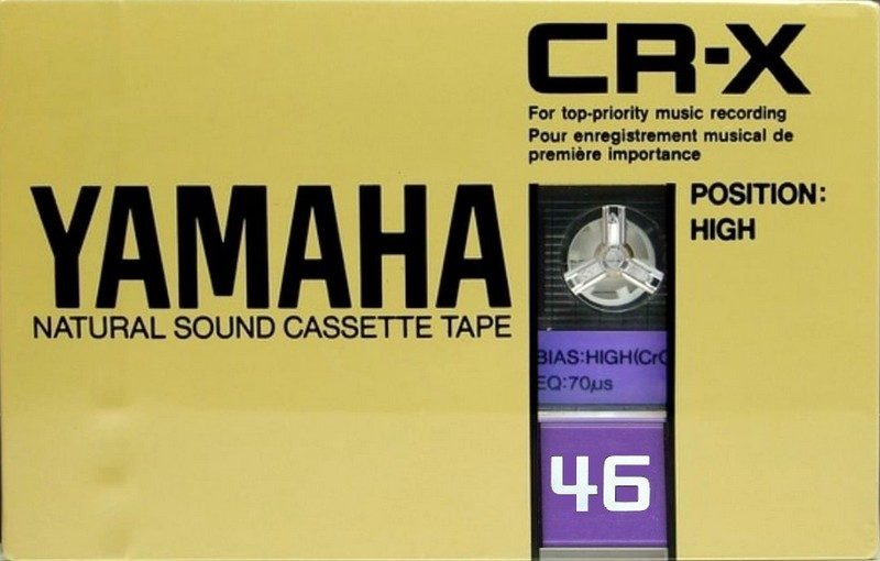 Compact Cassette Yamaha CR-X 46 Type II Chrome 1982 Worldwide