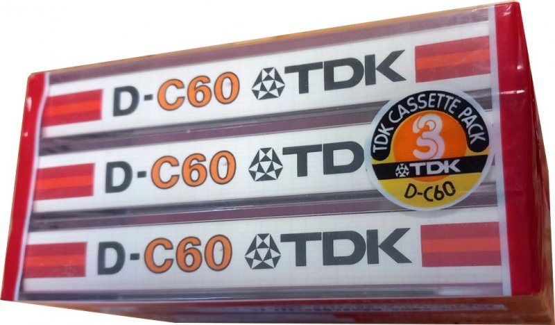 3 pack TDK D 60 Type I Normal 1979 Japan