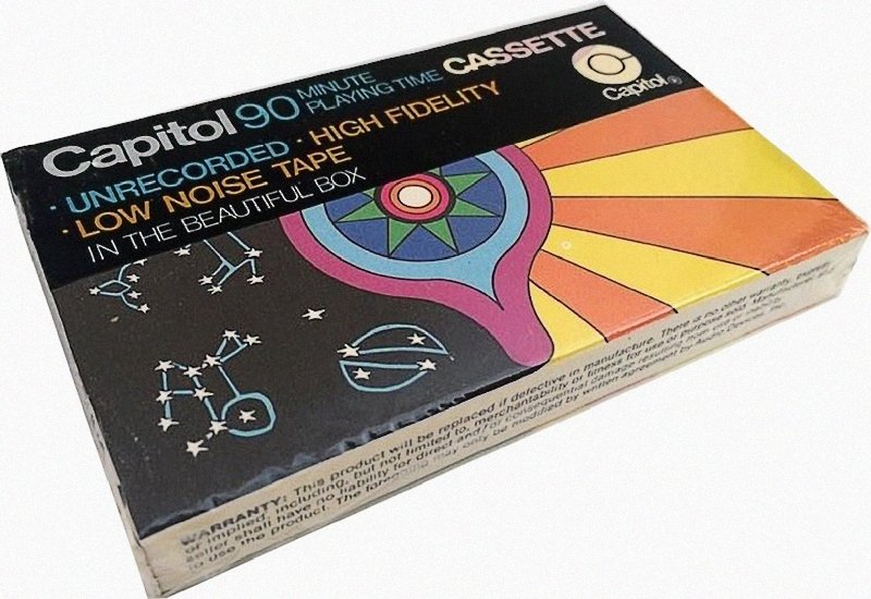 Compact Cassette Capitol Psychedelic Sky 90 Type I Normal 1970 USA