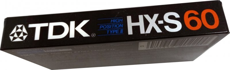 Compact Cassette TDK HX-S 60 Type II Chrome 1986 North America