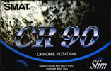 Compact Cassette Smat CR 90 Type II Chrome 1992 Europe