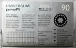 Compact Cassette Universum UFX I-S 90 Type I Normal 1986 Germany