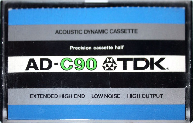 Compact Cassette TDK AD 90 Type I Normal 1977 Japan