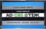 Compact Cassette TDK AD 90 Type I Normal 1977 Japan