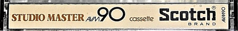 Compact Cassette Scotch AVM Studio Master 90 Type I Normal USA