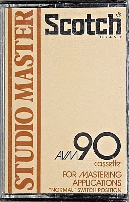 Compact Cassette Scotch AVM Studio Master 90 Type I Normal USA