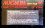 Compact Cassette Magnum Audio Plus 46 Type I Normal 1988 Venezuela