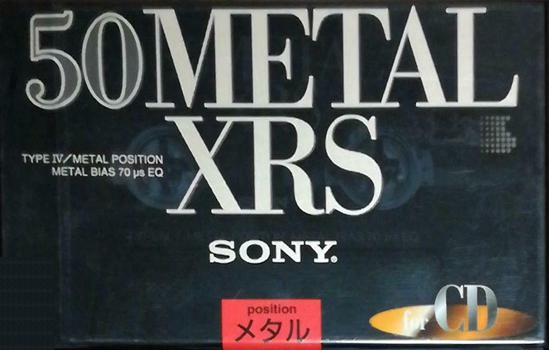 Compact Cassette Sony Metal-XRS 50 Type IV Metal 1994 Japan