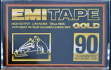 Compact Cassette EMITAPE Gold 90 Type I Normal 1977 UK